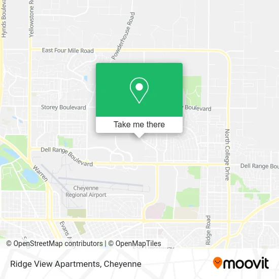 Ridge View Apartments map
