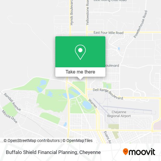 Mapa de Buffalo Shield Financial Planning
