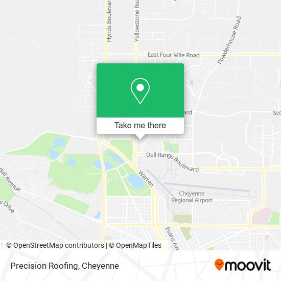 Mapa de Precision Roofing