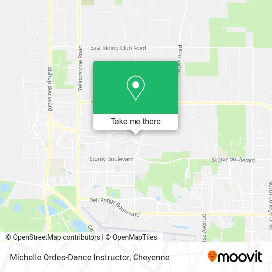Michelle Ordes-Dance Instructor map