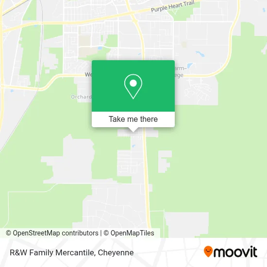 R&W Family Mercantile map