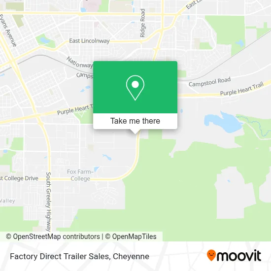 Factory Direct Trailer Sales map