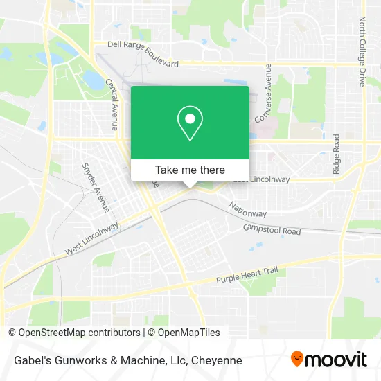 Gabel's Gunworks & Machine, Llc map