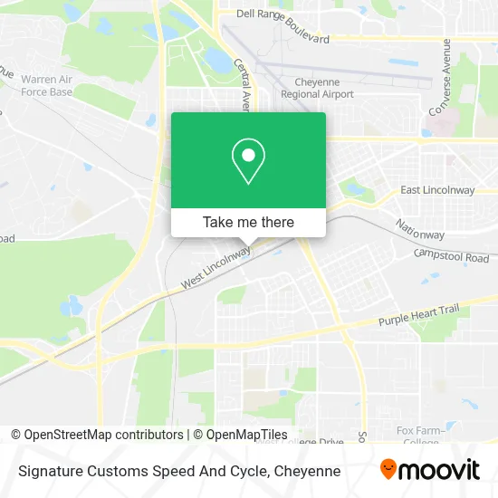 Signature Customs Speed And Cycle map