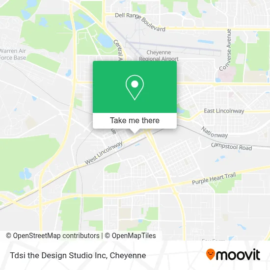 Tdsi the Design Studio Inc map