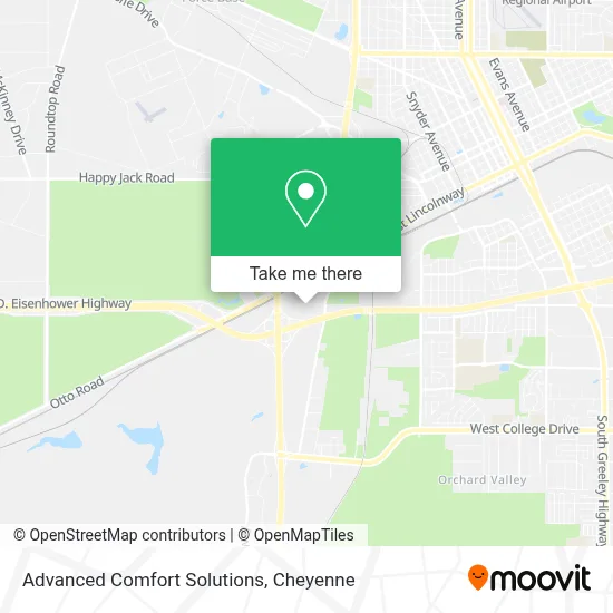 Advanced Comfort Solutions map