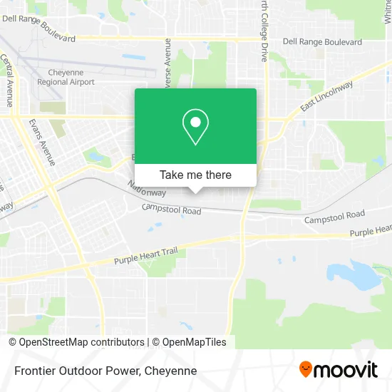 Frontier Outdoor Power map