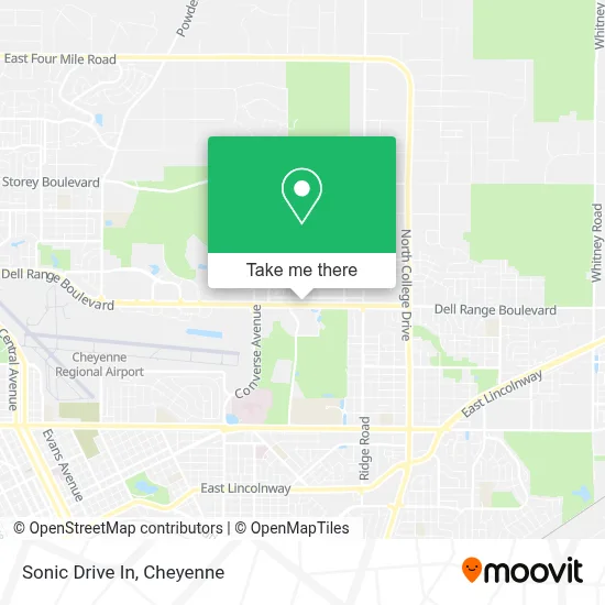 Sonic Drive In map