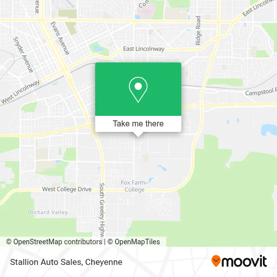 Stallion Auto Sales map