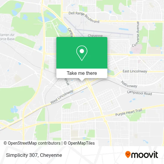 Simplicity 307 map