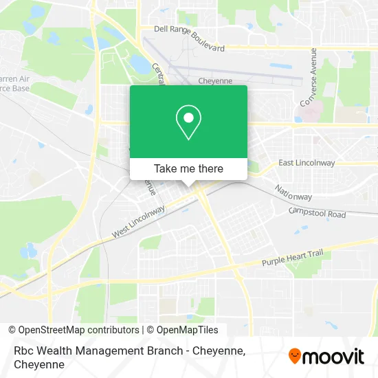 Rbc Wealth Management Branch - Cheyenne map