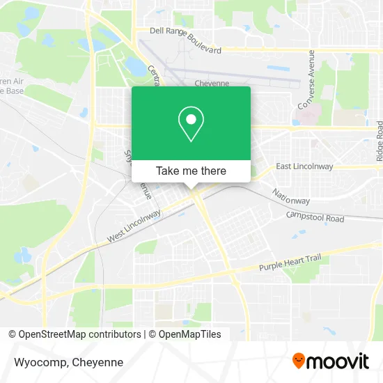 Wyocomp map