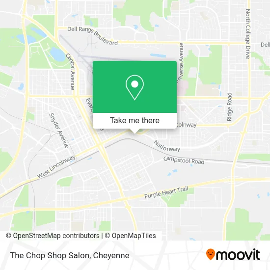 The Chop Shop Salon map