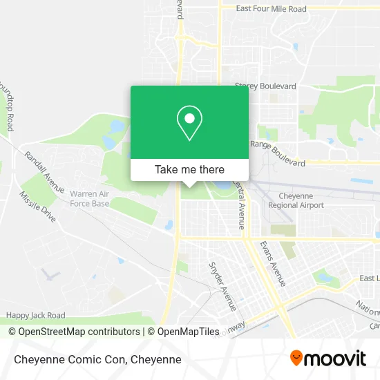 Cheyenne Comic Con map
