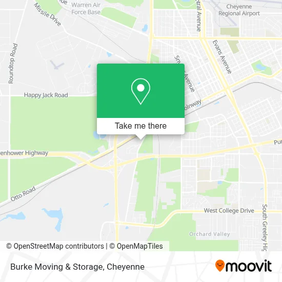 Burke Moving & Storage map