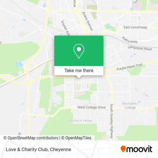Love & Charity Club map