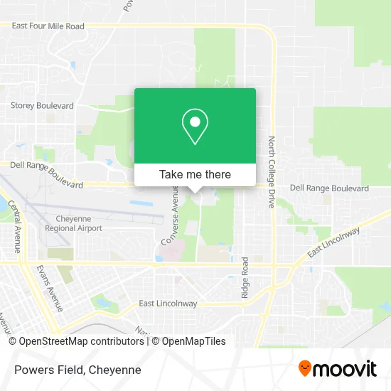 Powers Field map