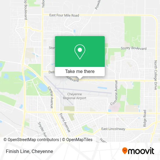 Finish Line map