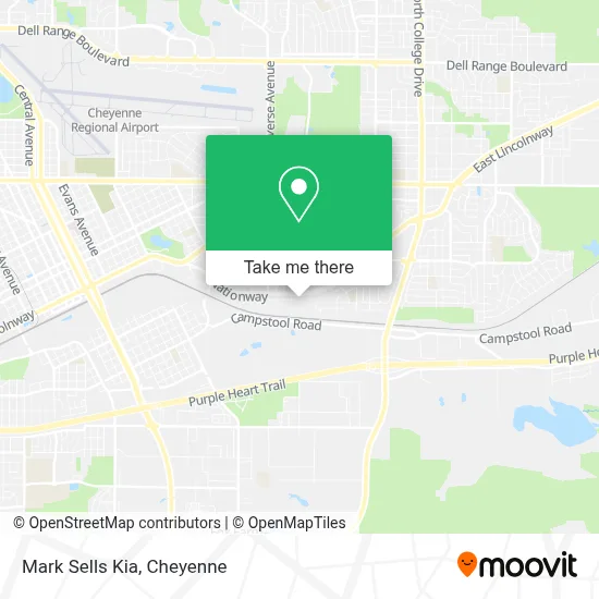 Mark Sells Kia map