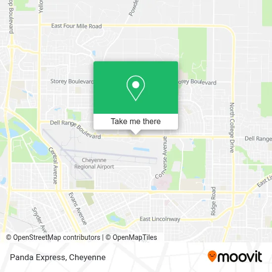Panda Express map
