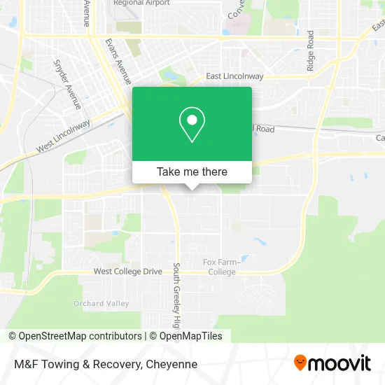 M&F Towing & Recovery map