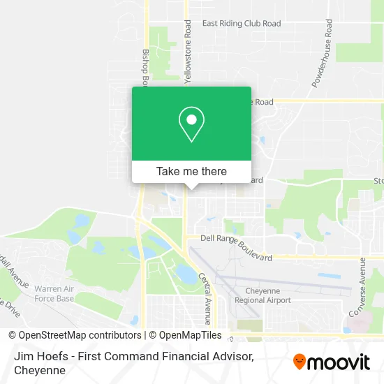 Jim Hoefs - First Command Financial Advisor map