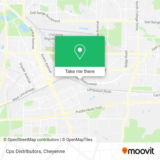 Cps Distributors map