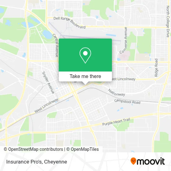Insurance Pro's map