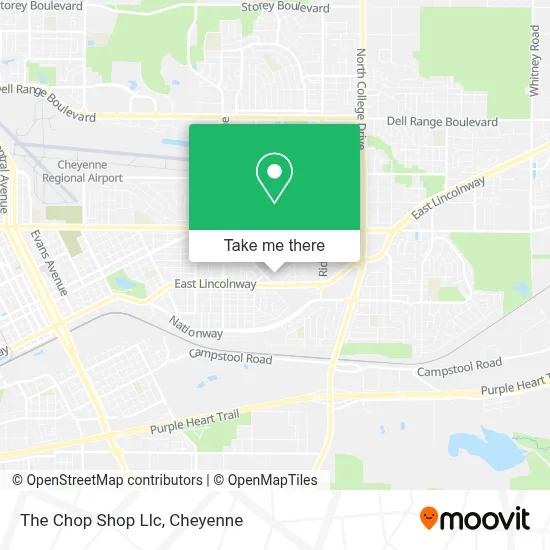 The Chop Shop Llc map