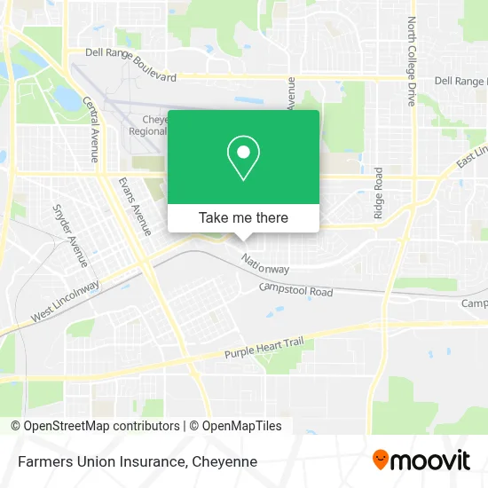 Farmers Union Insurance map