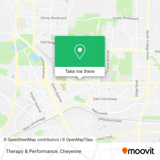Therapy & Performance map