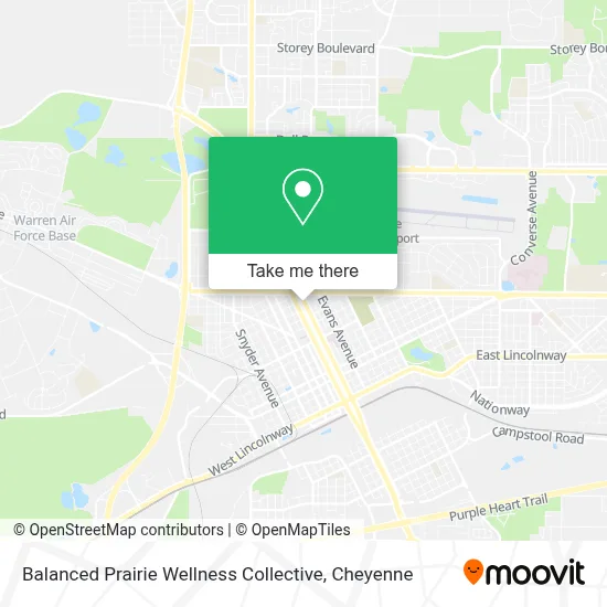 Balanced Prairie Wellness Collective map
