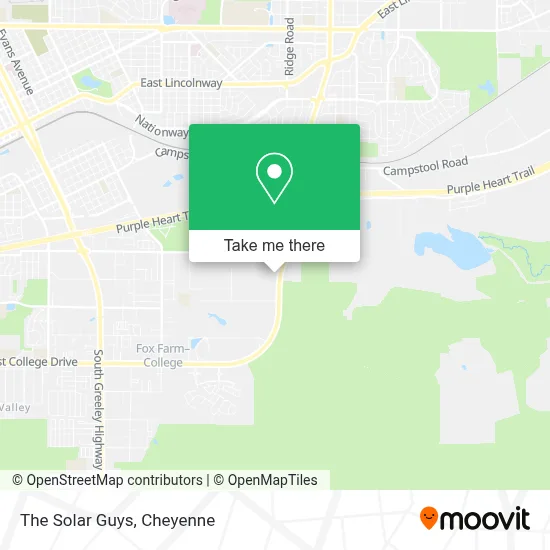 The Solar Guys map