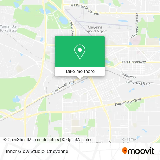 Inner Glow Studio map
