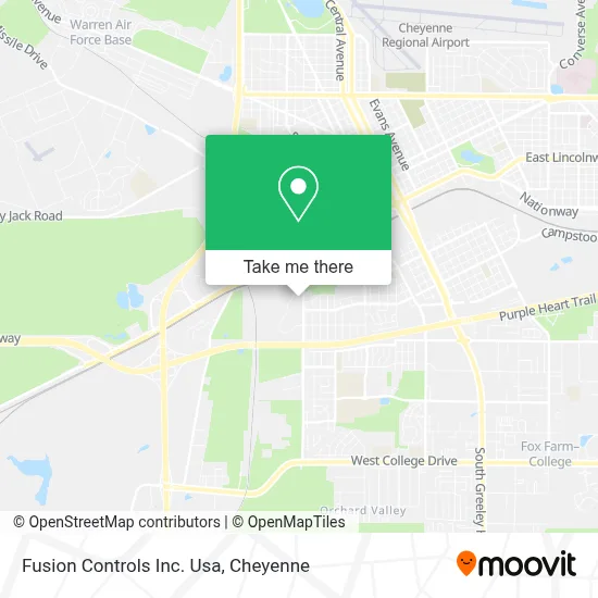Fusion Controls Inc. Usa map