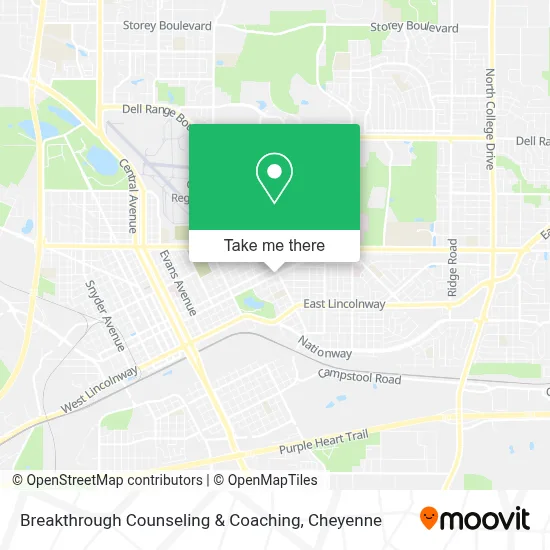 Breakthrough Counseling & Coaching map