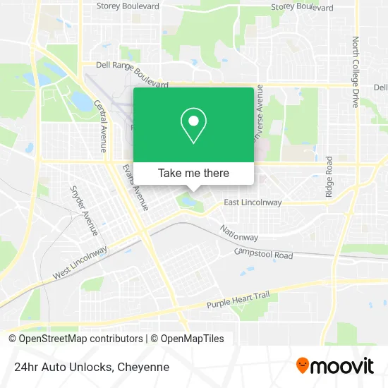 24hr Auto Unlocks map