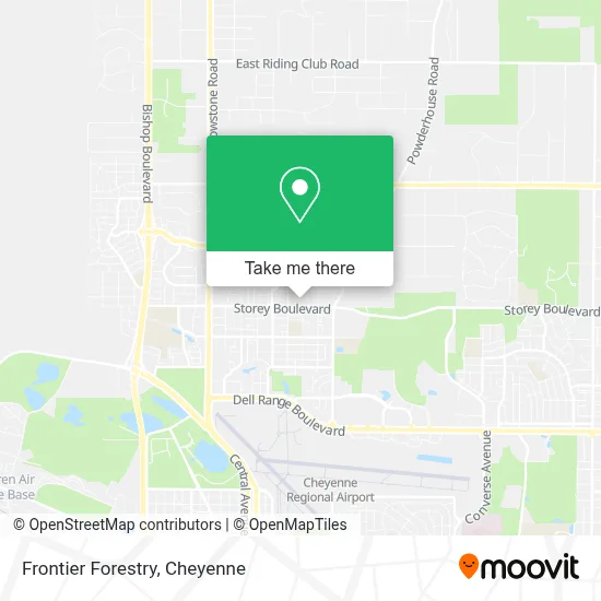 Frontier Forestry map