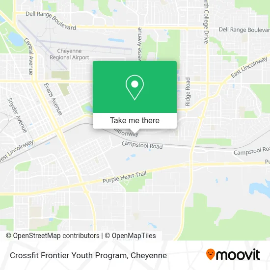 Crossfit Frontier Youth Program map
