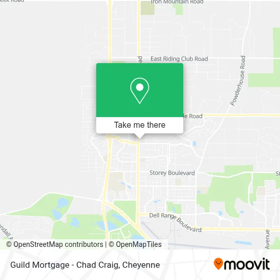 Guild Mortgage - Chad Craig map