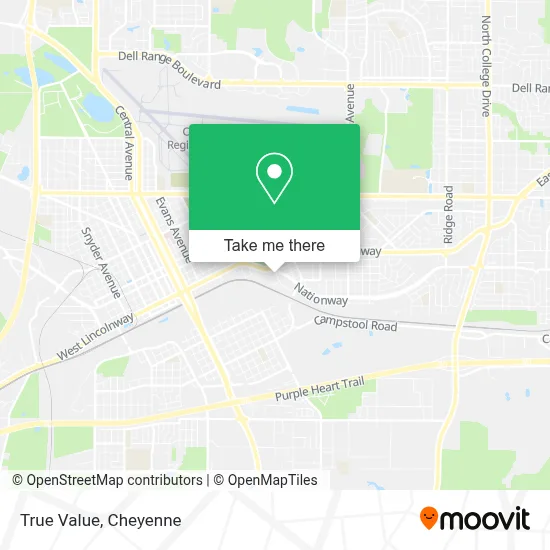 True Value map