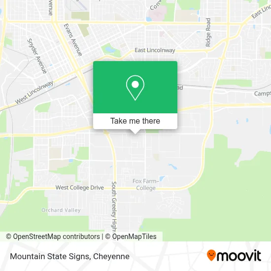 Mountain State Signs map