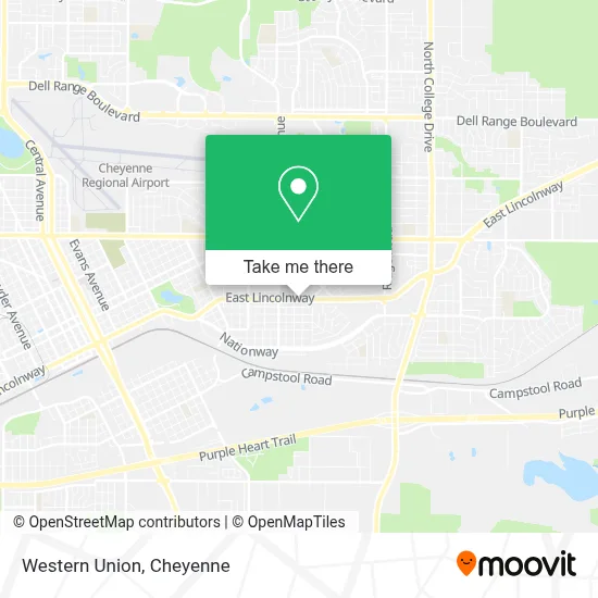 Western Union map