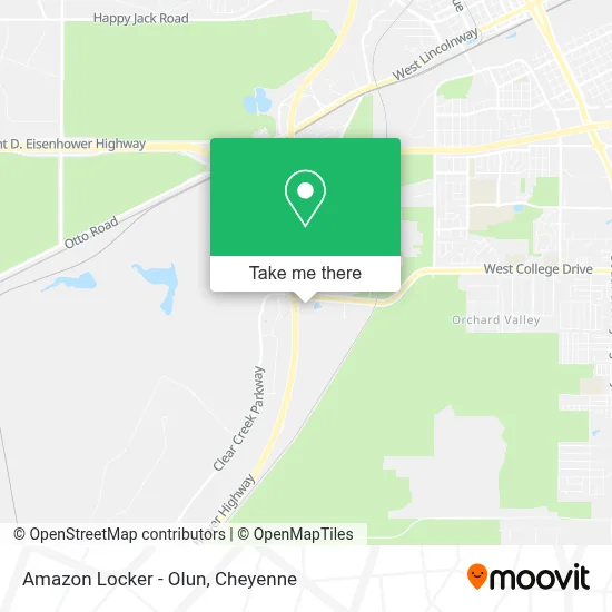 Amazon Locker - Olun map