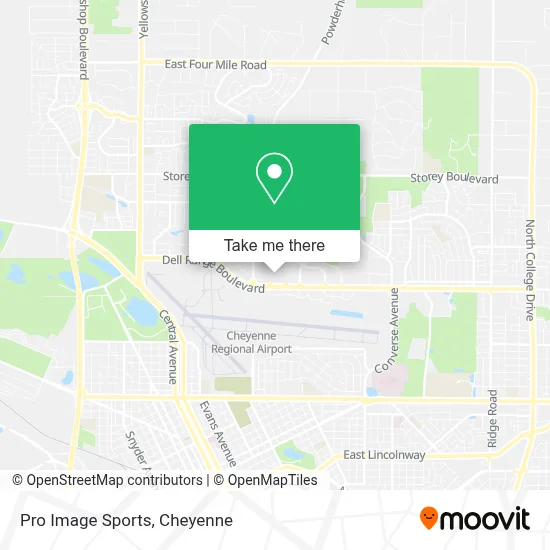 Pro Image Sports map