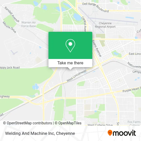 Welding And Machine Inc map