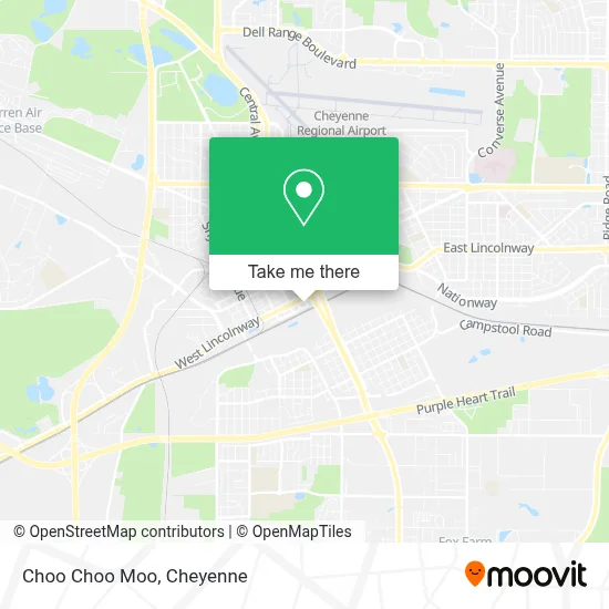 Choo Choo Moo map