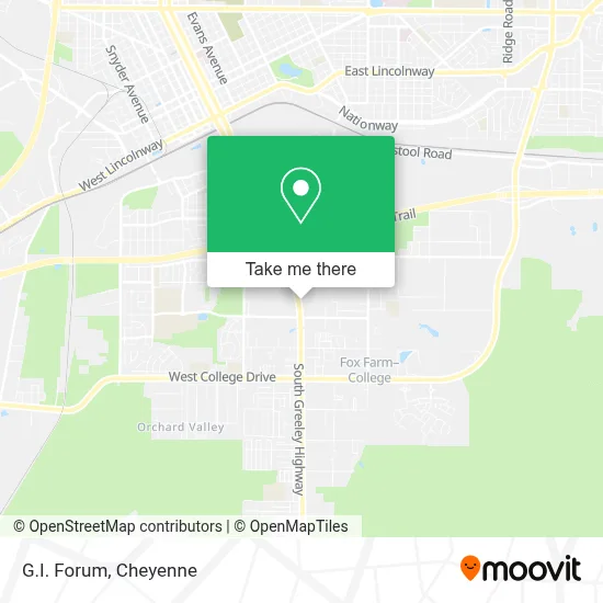G.I. Forum map