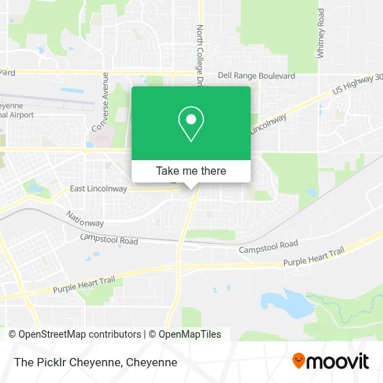 The Picklr Cheyenne map