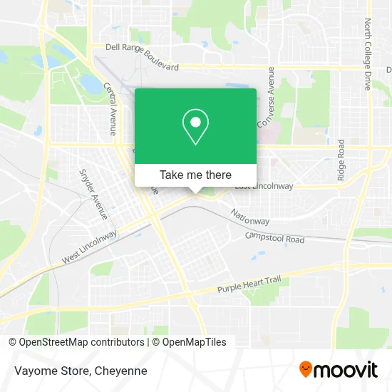 Vayome Store map